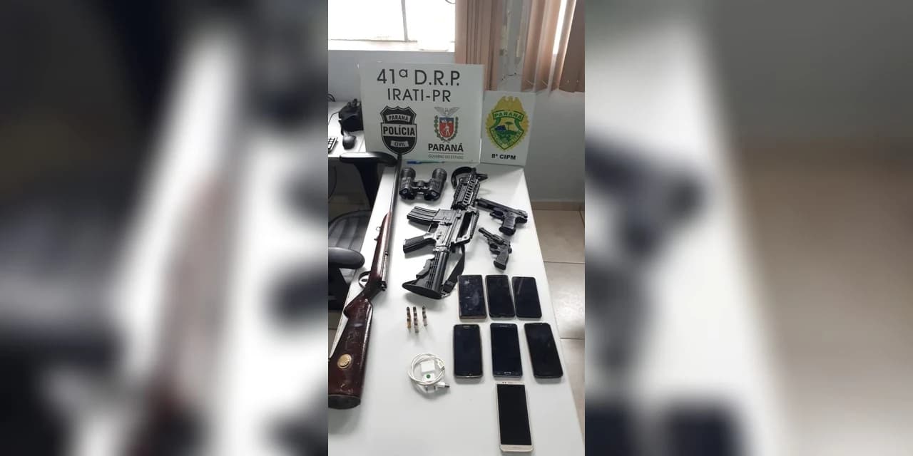 Operação deflagrada cumpriu mandados de prisão e apreensão em Irati