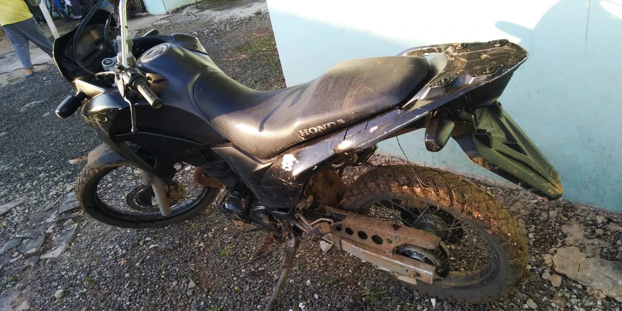 Moto furtada há uma semana foi recuperada em Prudentópolis