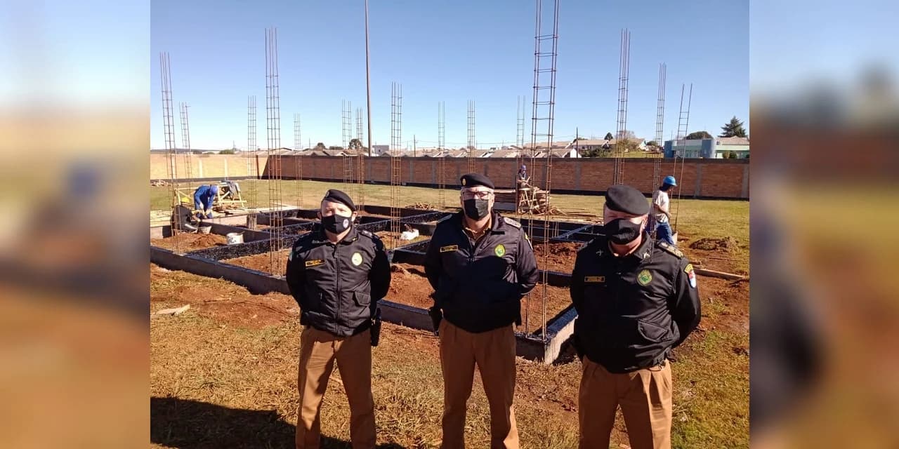 Comandante-Geral da Polícia Militar visita sede do 16º Bpm e do novo destacamento de Entre Rios.