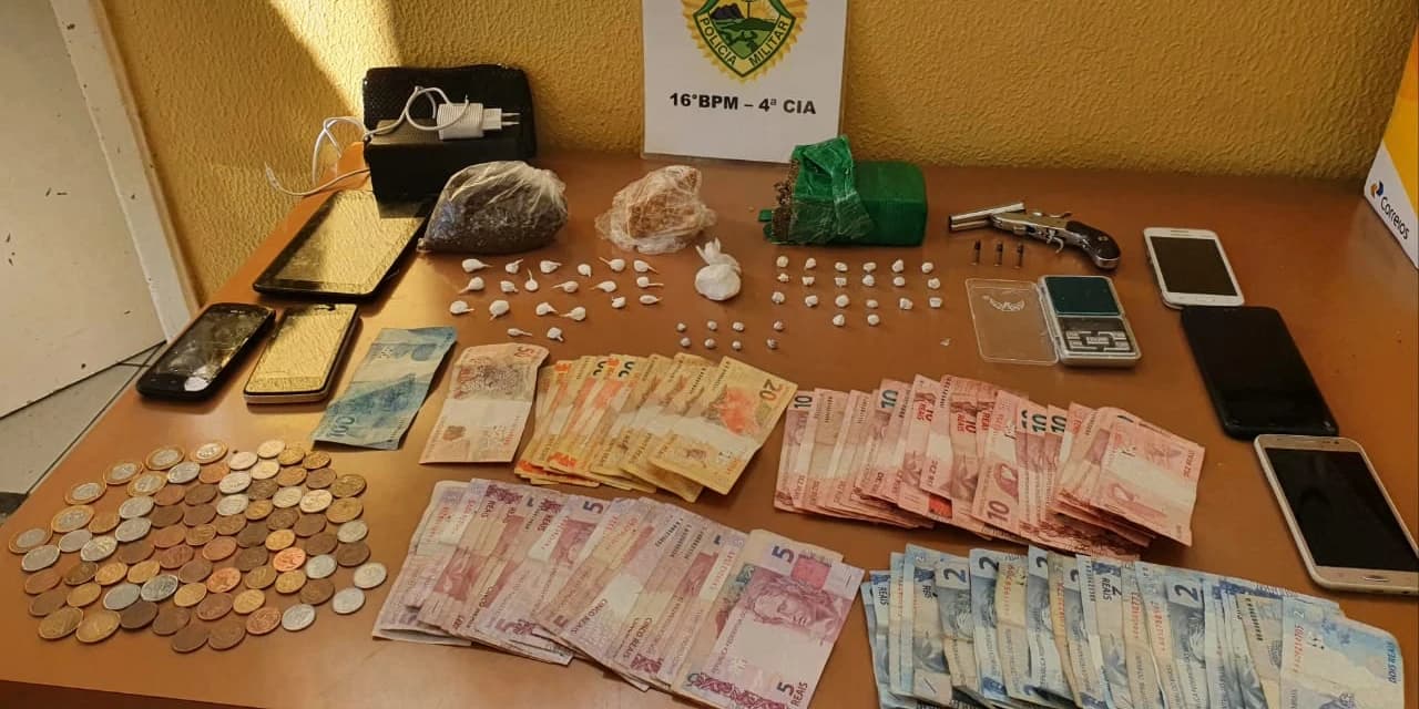 ROTAM de Prudentópolis prende dois indivíduos suspeitos de tráfico