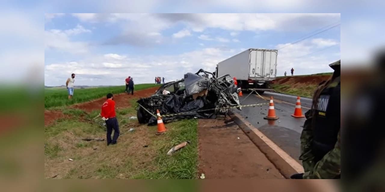 Após matar pai a facadas, filho foge de carro e morre em acidente na BR-163, diz polícia