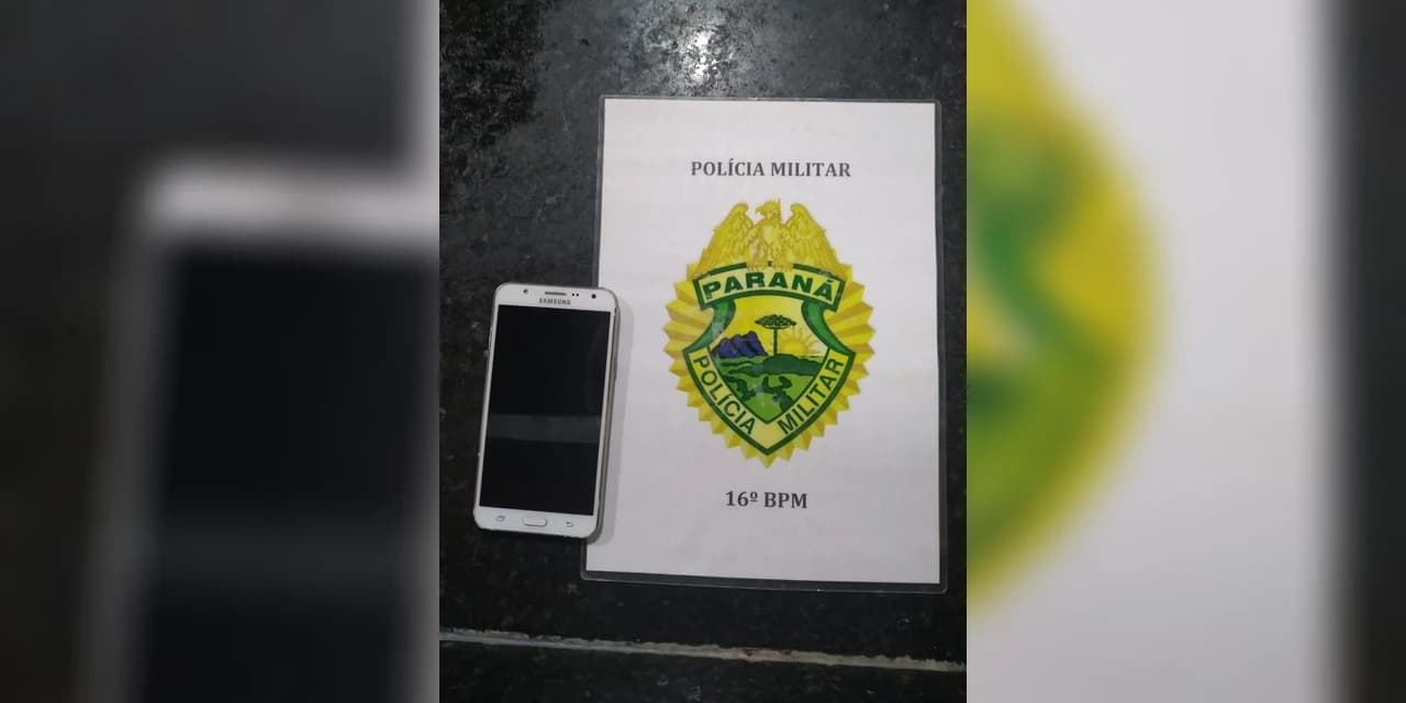 Celular furtado em loja de Prudentópolis foi recuperado no final da tarde desta segunda (13)