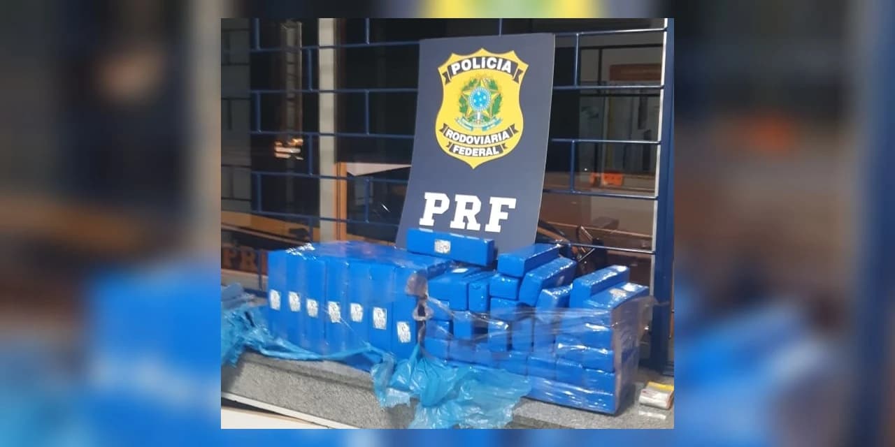PRF realiza apreensão de drogas, em Irati