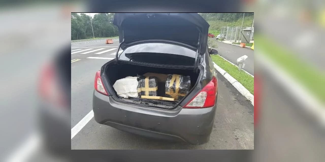 PRF em ação integrada com o DENARC/PR apreende 51kg de maconha em Irati.