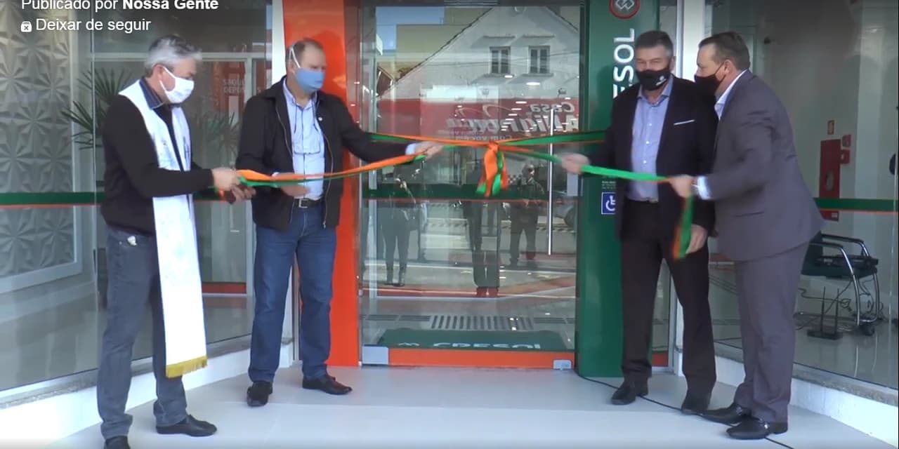 TV NOSSA GENTE: Cresol inaugura uma nova agência em Prudentópolis.