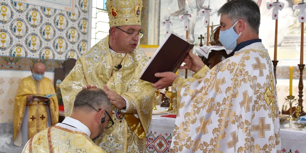 Diácono Marcos Chmilouski, OSBM é ordenado sacerdote em Prudentópolis.