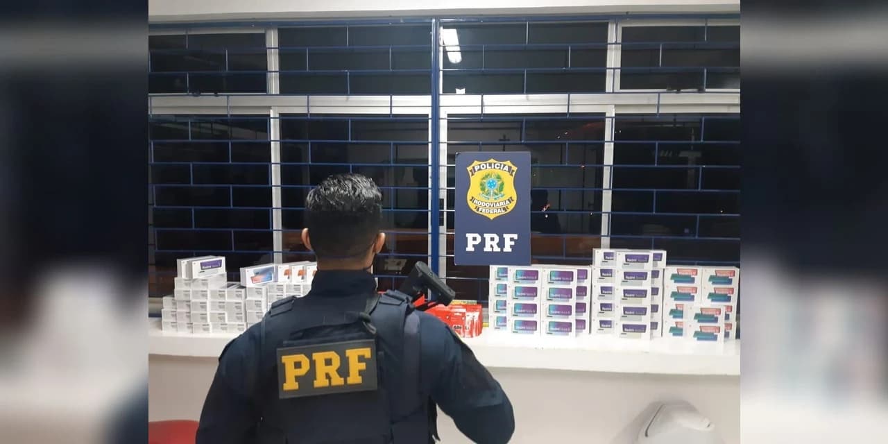 PRF apreende mais de R$ 150 mil em mercadorias em Ponta Grossa (PR).