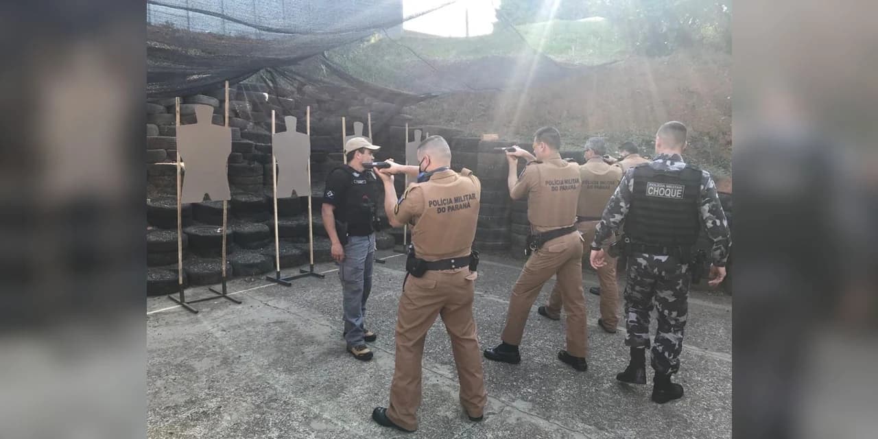 Ten. Walla comandante da 4ª Cia da Polícia Militar participou de instrução no 16º Batalhão.