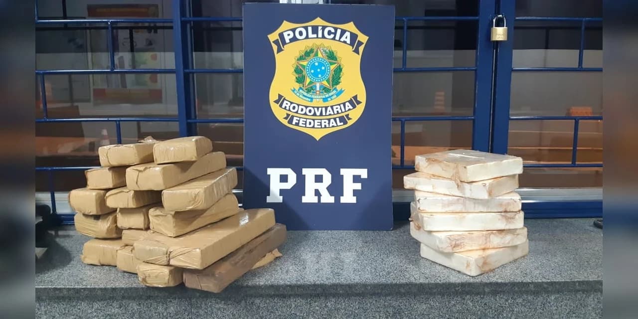PRF apreende cocaína e maconha na BR 277 em Irati
