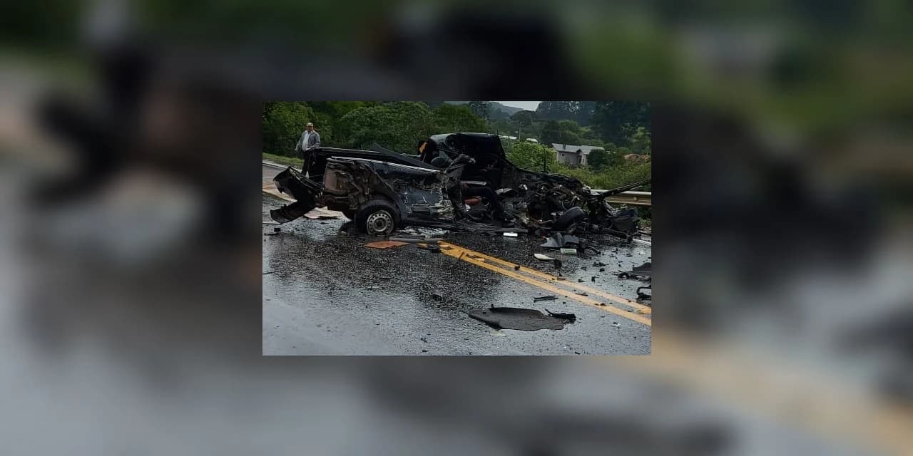 PRF atende colisão frontal com óbito na BR 373 em Imbituva