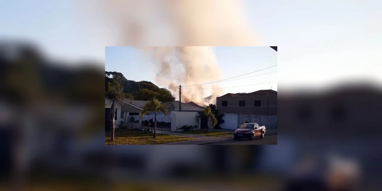 Incêndio em residência deixa uma pessoa morta em Prudentópolis