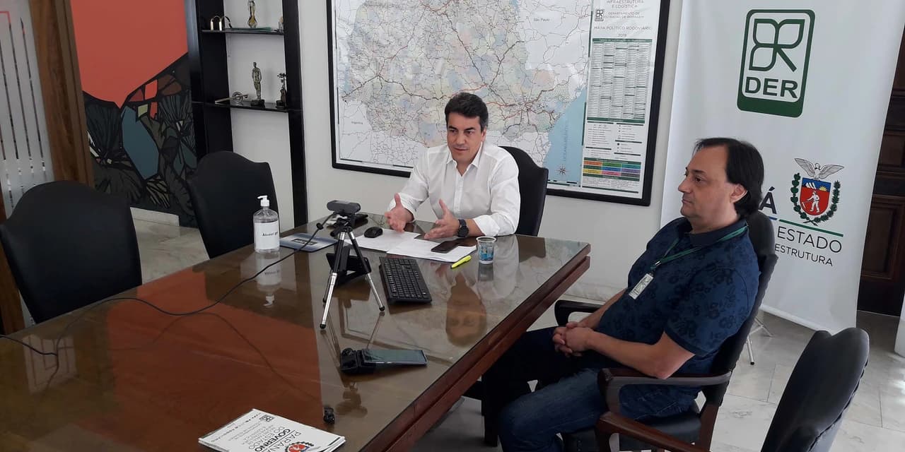 DER/PR apresenta suas obras e atividades pela internet