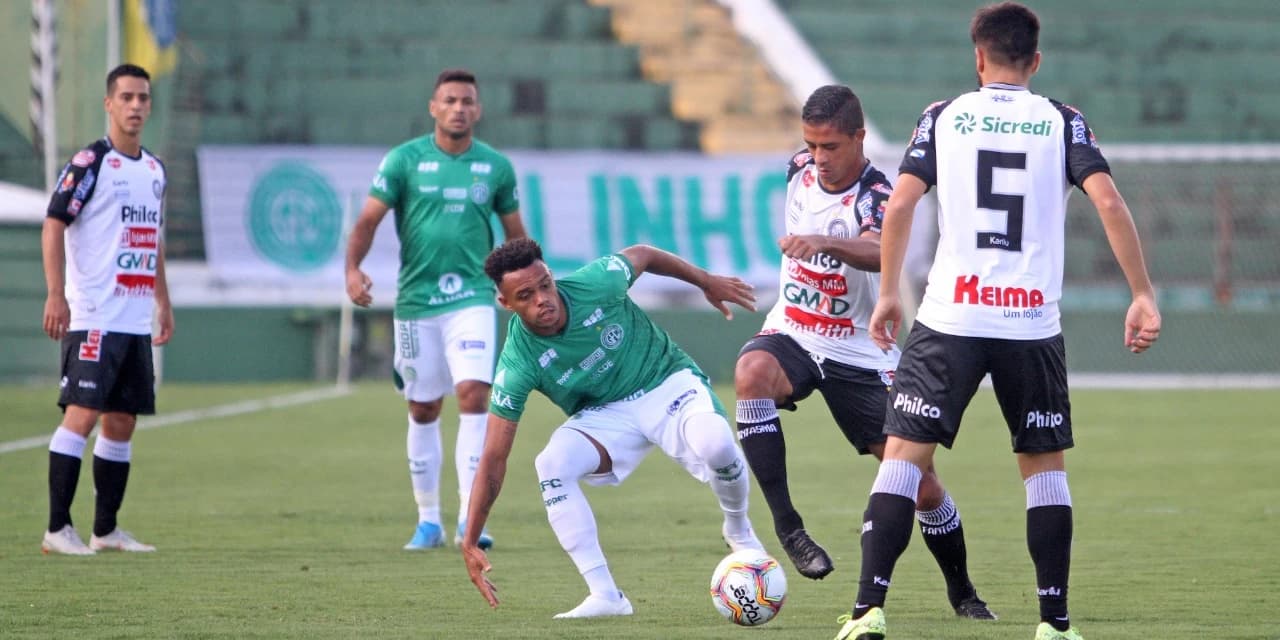 Operário sofre derrota para o Guarani pela Série B do Brasileiro