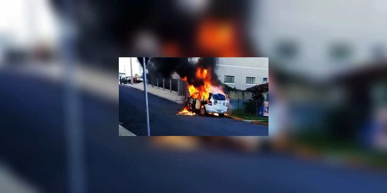 Adolescente que tinha fugido de casa lar, põe fogo em carro do conselho tutelar em Imbituva