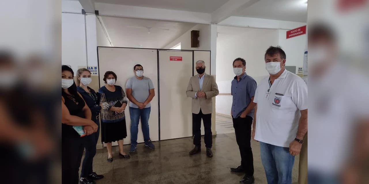 Prefeito Celso Kubaski recebe a visita do chefe da 4° Regional de Saúde do Estado