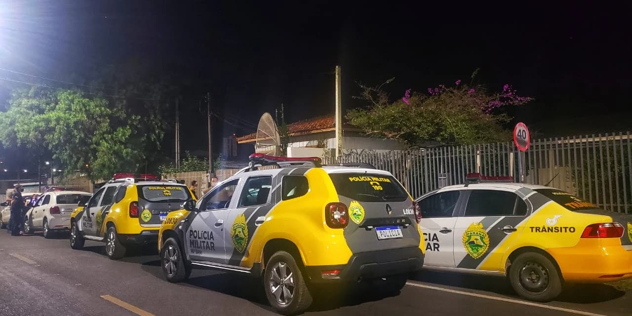 Em Guarapuava Polícia Militar apreende baralho, dinheiro e 8 pessoas são encaminhadas ao 16º BPM