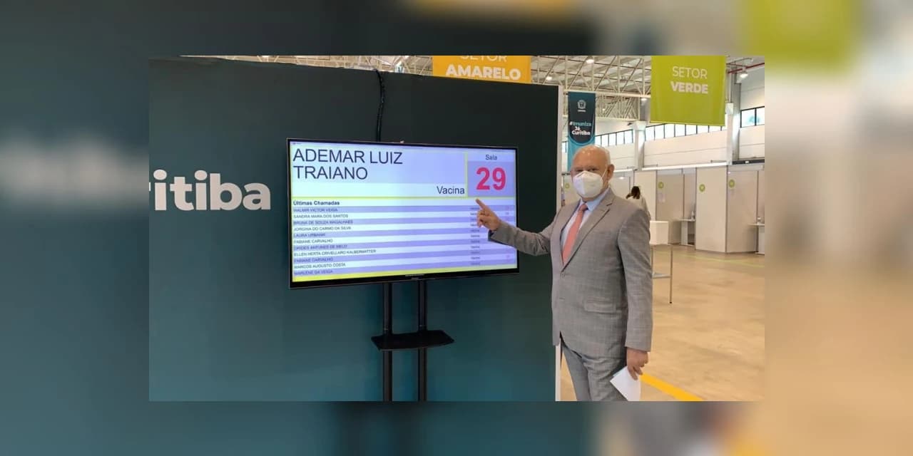 Presidente da Assembleia toma a vacina contra a Covid-19