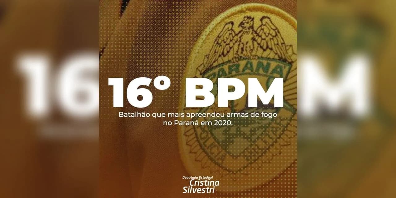 Deputada Cristina Silvestri enaltece o trabalho do Major Cubas frente ao 16º BPM