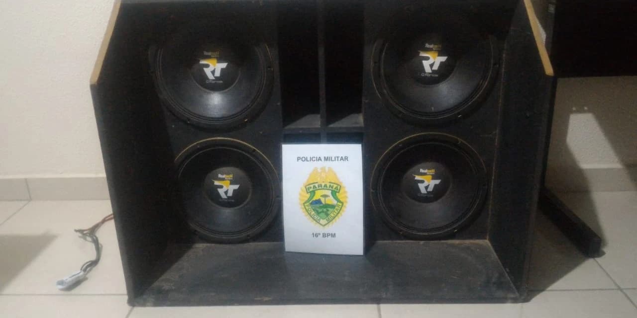 Polícia Militar acaba com festa no interior de Prudentópolis