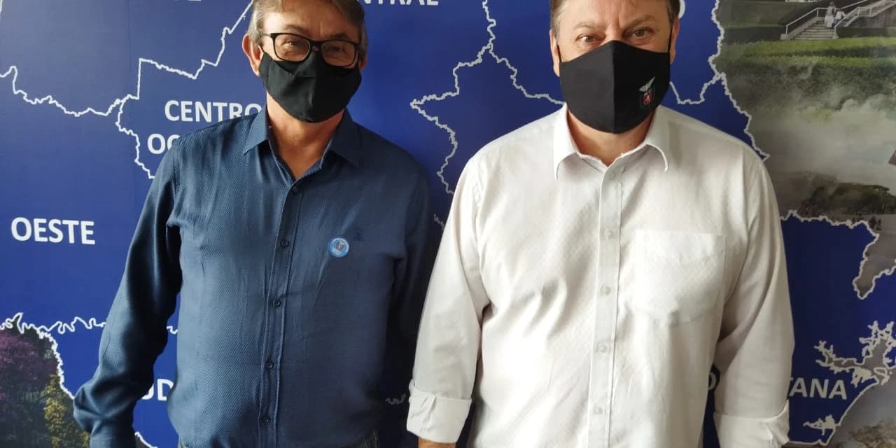 Vereador Ambrósio Dovhi visita Deputado Nelson Luersen em busca de recursos para Prudentópolis