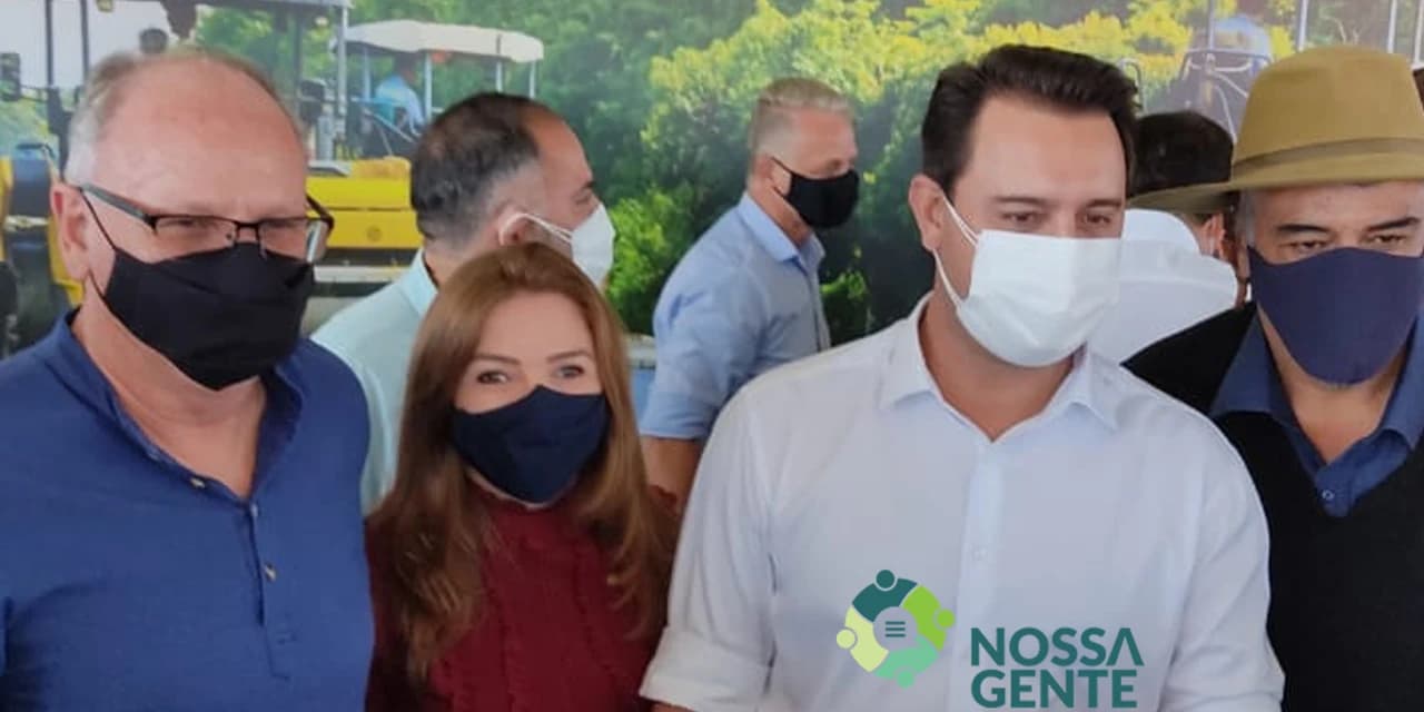 Prefeito Marcos Chiaradia participa de evento com o governador Ratinho Junior