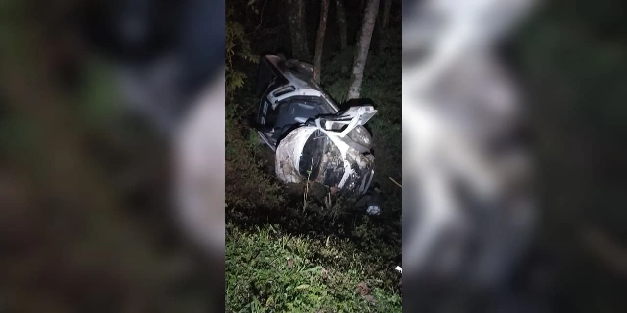 Acidente com vitima fatal na BR 373 em Prudentópolis