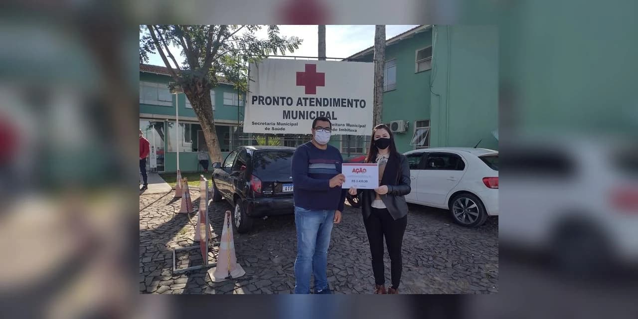 Lojas Real realiza campanha e entrega doação ao Pronto Atendimento de Saúde de Imbituva