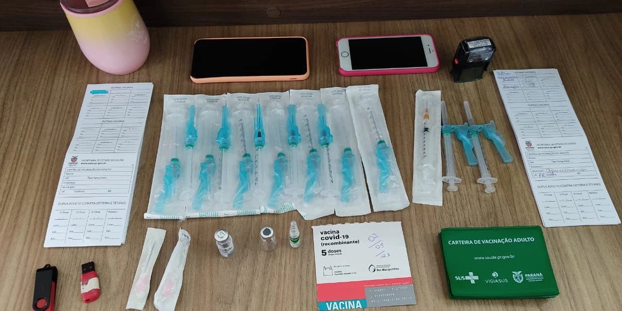 Falsa enfermeira é presa em Apucarana com doses da vacina contra a Covid-19