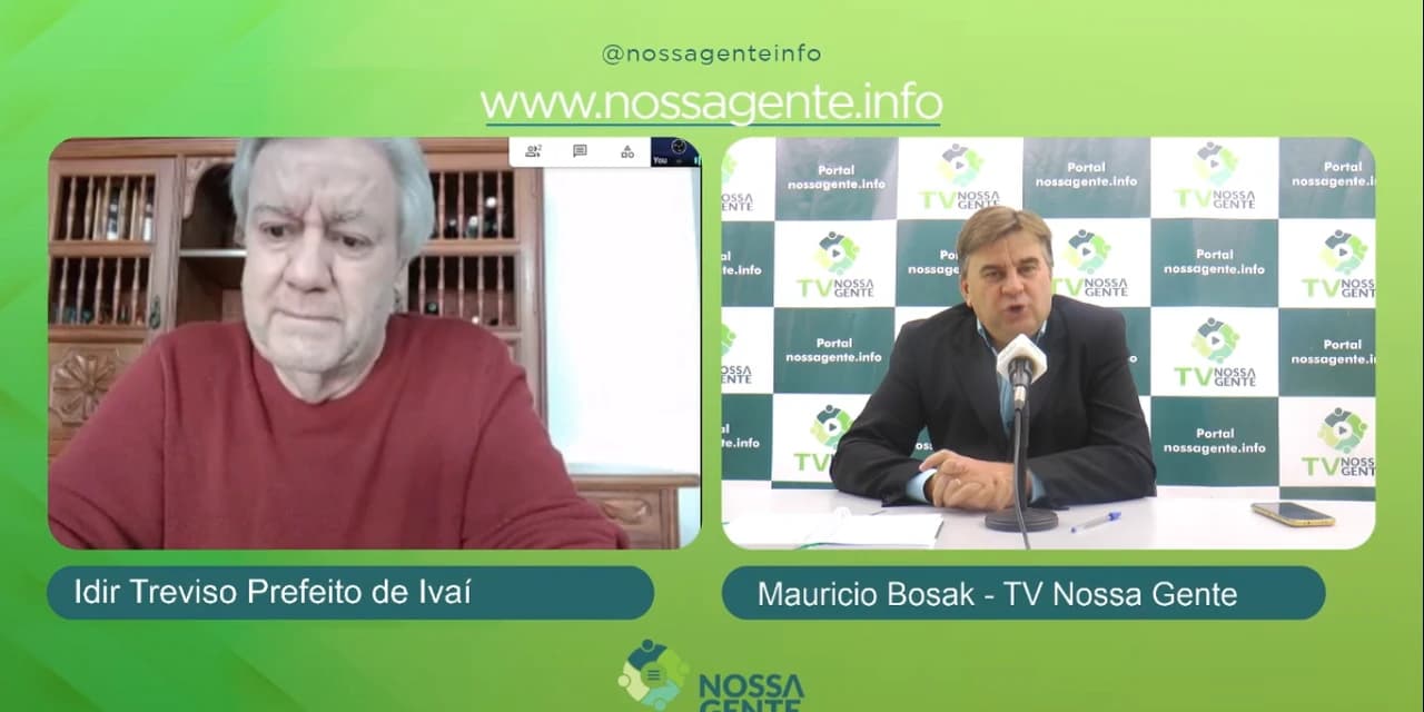 TV NOSSA GENTE: Prefeito de Ivaí Idir Treviso destaca o trabalho do deputado Sandro Alex em prol do município