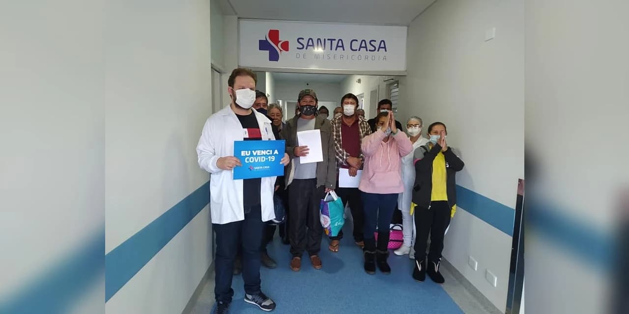 Em Prudentópolis 13 pacientes vencem o Covid-19 e recebem alta no hospital Santa Casa