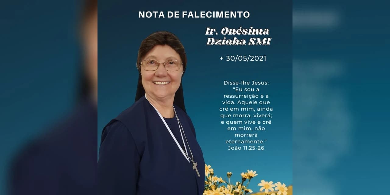 Irmãs Servas de Maria Imaculada comunicamos o falecimento