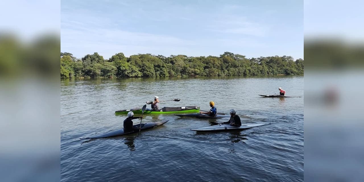 Canoagem de Tibagi já está em Minas Gerais para a disputa da 1ª Etapa do Campeonato Brasileiro de Descida Sprint