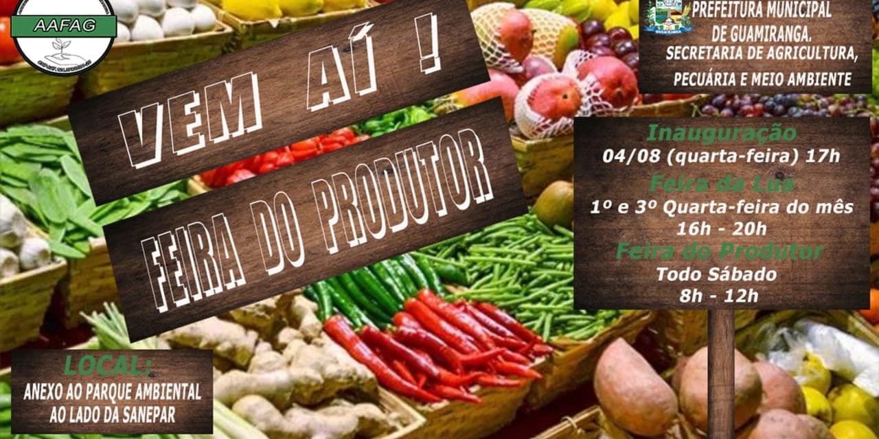 Guamiranga inaugura Feira do Produtor na próxima quarta-feira (4)