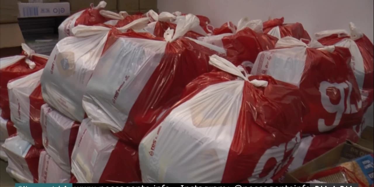 TV NOSSA GENTE: Em Prudentópolis Loja Por Menos realiza campanha de arrecadação de cestas de alimentos para famílias carentes