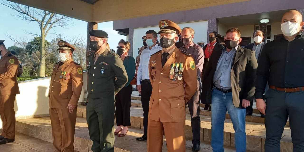 16º BPM realizou solenidade alusiva ao aniversário de 167 anos da polícia militar do Paraná