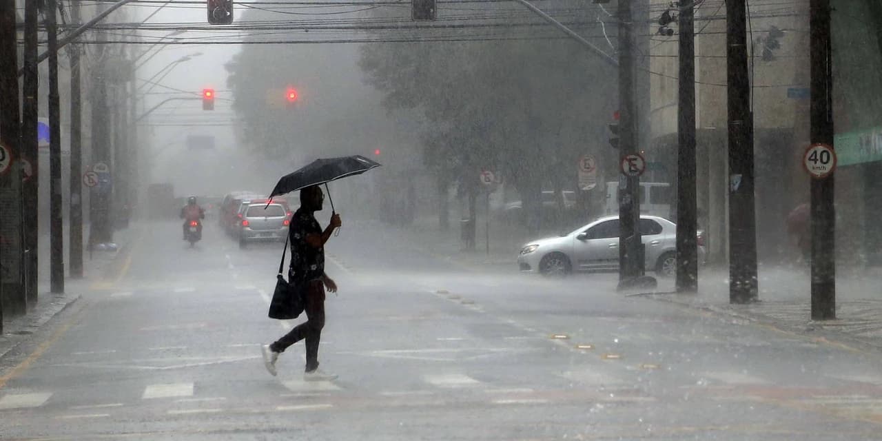 Defesa Civil do Paraná alerta para risco de temporal na Região Sul do Estado