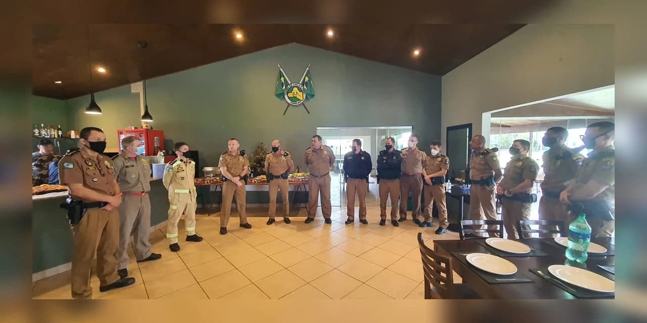 Alto Comando da Polícia Militar do Paraná realiza reunião de trabalho em Guarapuava