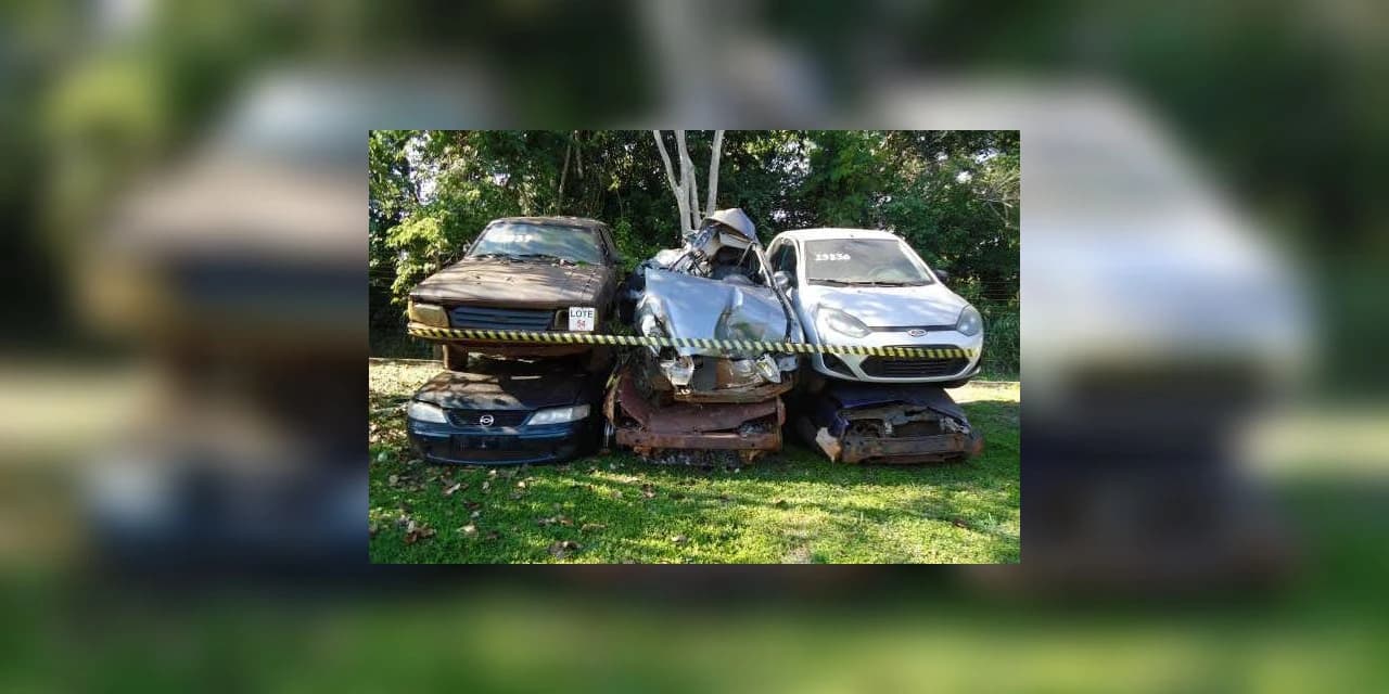DER/PR realiza novo leilão de sucatas de veículos automotores dia 18 de outubro
