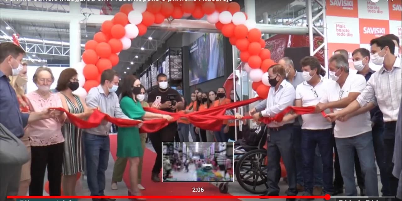 TV NOSSA GENTE: Família Saviski inaugurou em Prudentópolis o primeiro Atacarejo. Assista!