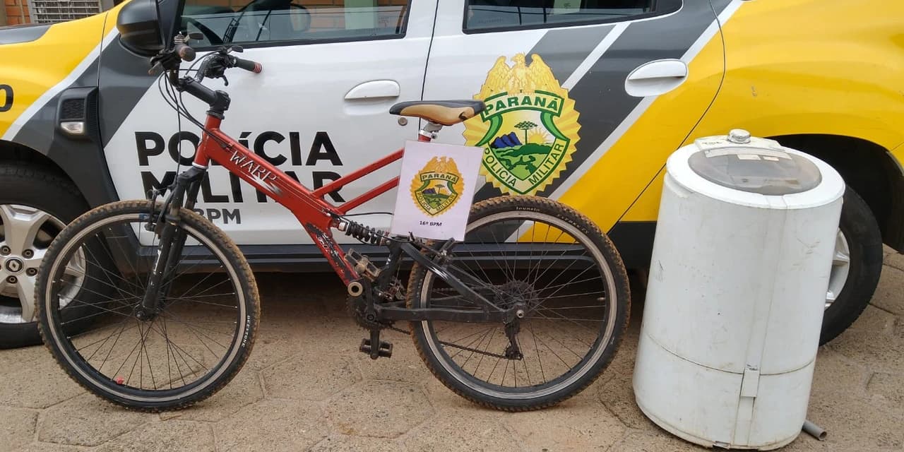 Polícia recupera objetos furtados em Guarapuava