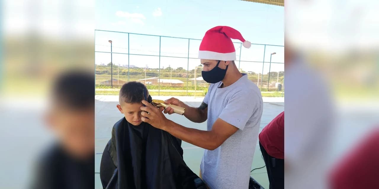 Grupo de amigos oferece corte de cabelo gratuito para mais de 100 crianças e adolescentes em Guarapuava