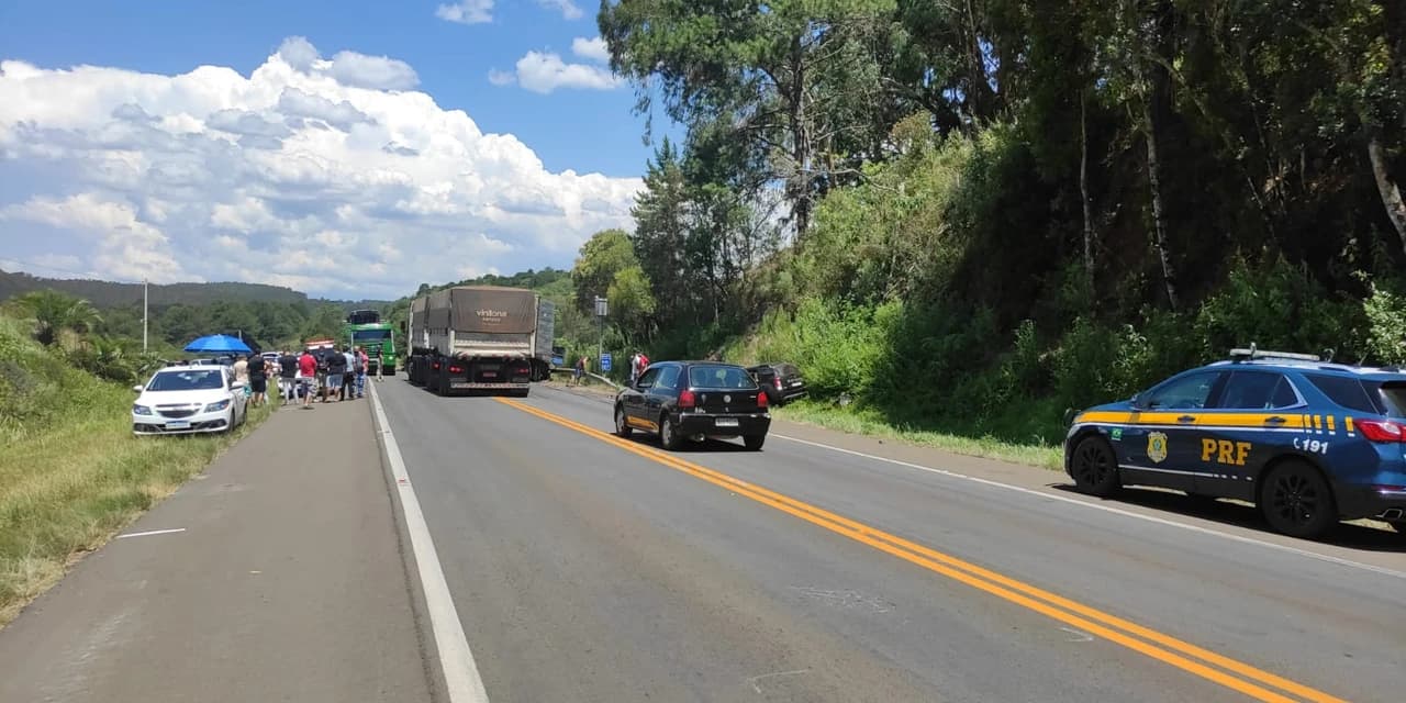 Acidente grave deixa dois mortos na BR 277, em Guarapuava