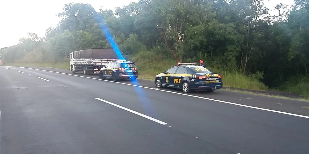 PRF realiza grande apreensão de cigarros na Região de Tibagi (PR)