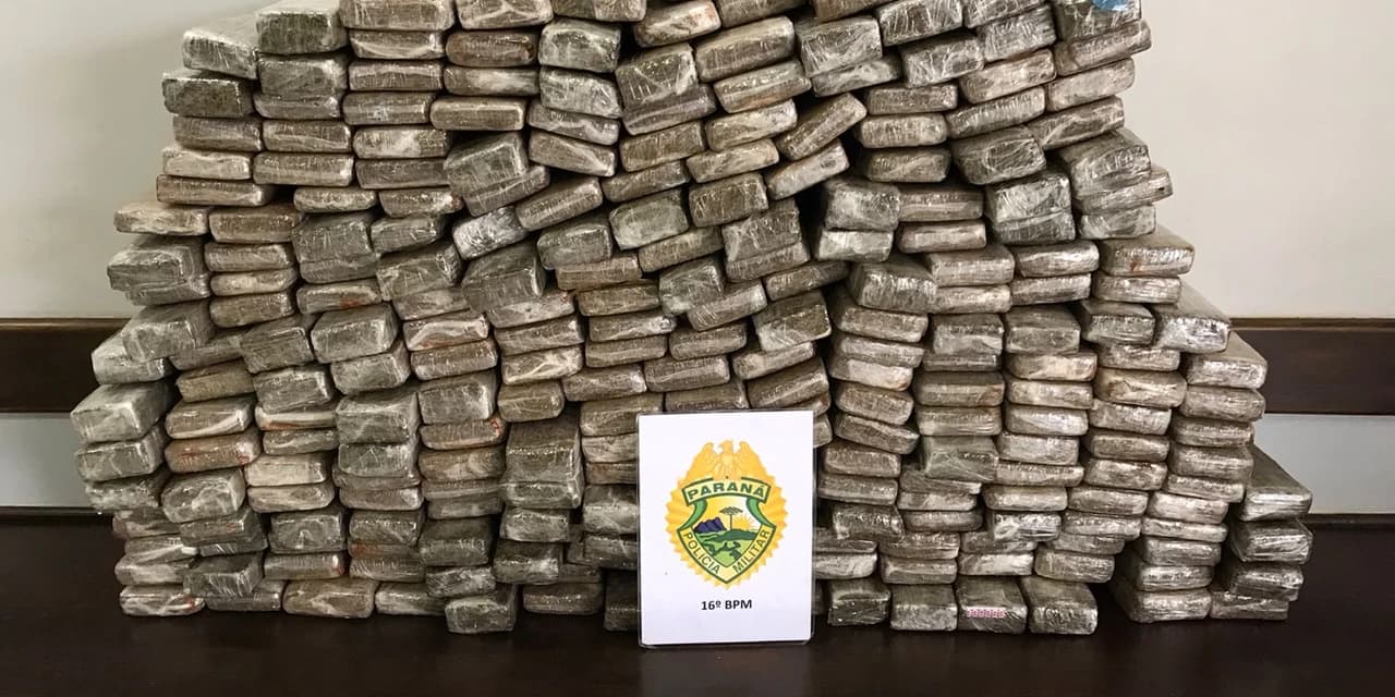 Policia militar apreende mais de 180 kg de maconha em Guarapuava