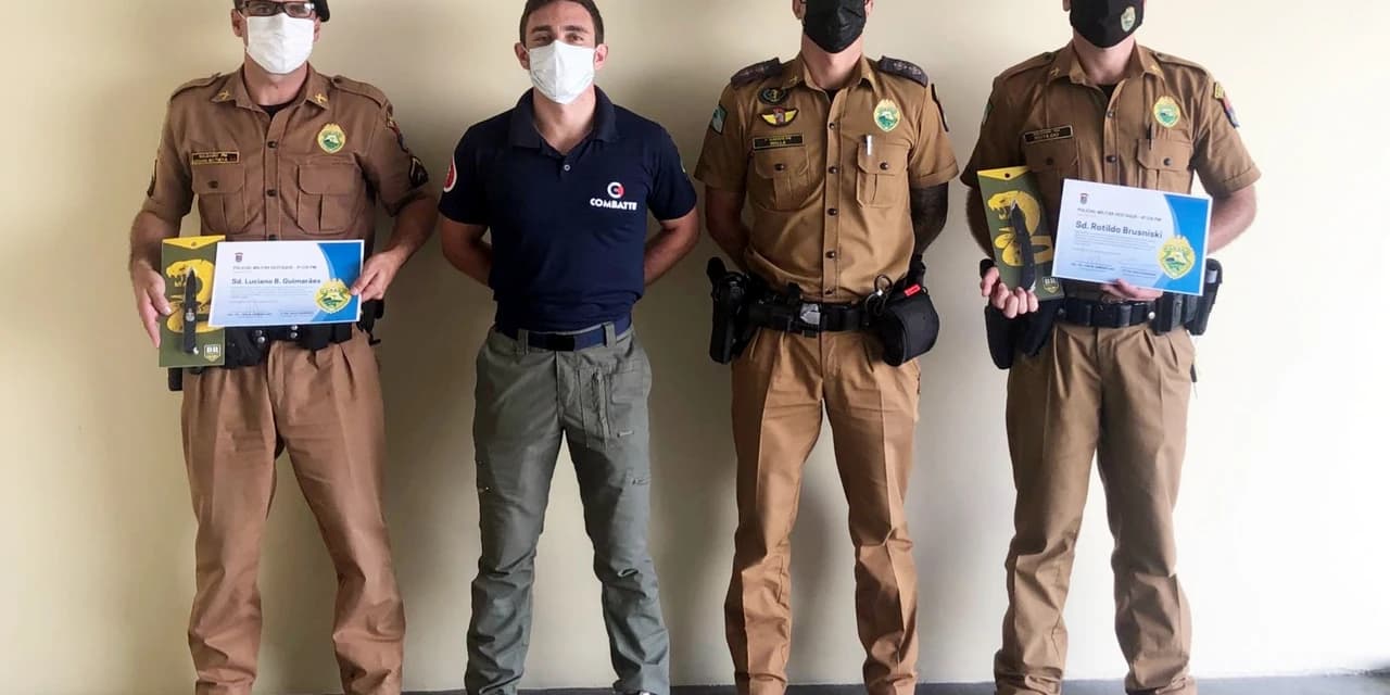 Policiais militares da 4ª Cia de Prudentópolis recebem homenagem