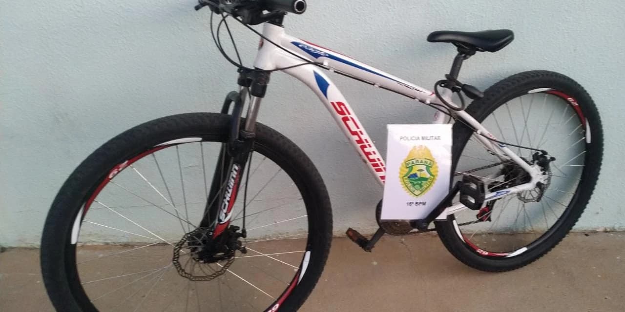 Em Prudentópolis indivíduo furta bicicleta e troca por 2 pedras de crack.