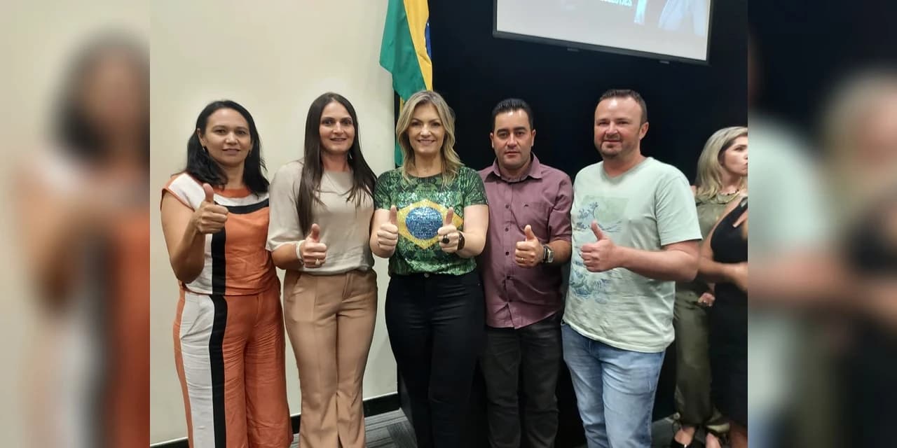 Prefeito de Guamiranga Marcelo Leite participa de evento com a Deputada Federal Aline Sleutjes