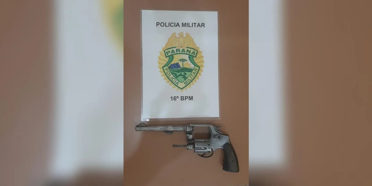 Polícia apreende revolver calibre 38 durante abordagem na rodoviária de Prudentópolis