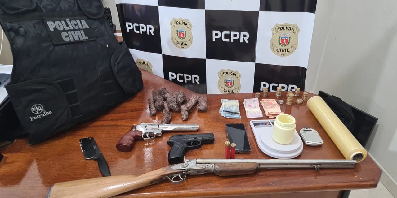 Em Irati Policia Civil desencadeia operação contra o tráfico de drogas no Bairro Alto da Lagoa