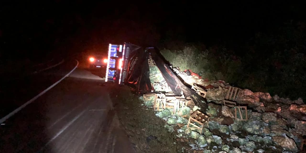 PRF atende acidente na BR 277 no KM 369, em Guarapuava